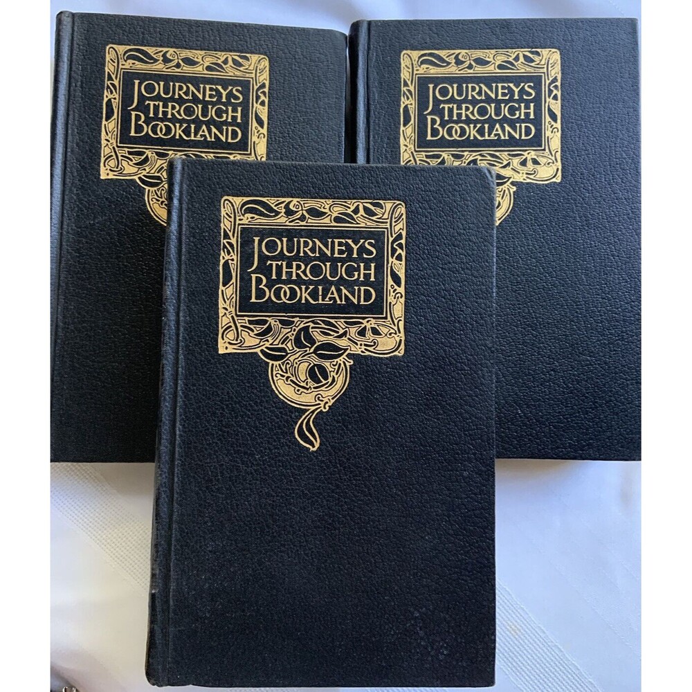 LOT Antique Vintage 1909 Journeys Through Bookland Sylvester Volumes 4,5, & 9